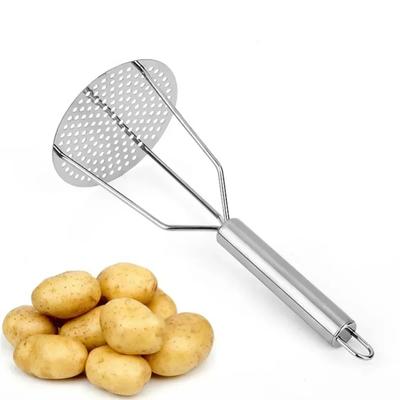 Aço inoxidável espremedor de batatas esmagador vegetal frutas espremedor vegetal ferramenta de cozinha gadget acessórios de cozinha