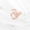 Piercing Gold Needle Arrow Rose Gold Unique 14K Single Side Only
