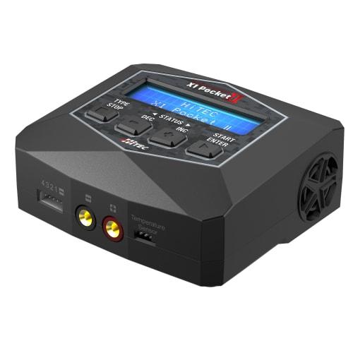 Hi-Tec X1 Pocket II AC Balance Charger/Discharger, Official Japanese Product, PSE Certified, 44306-B