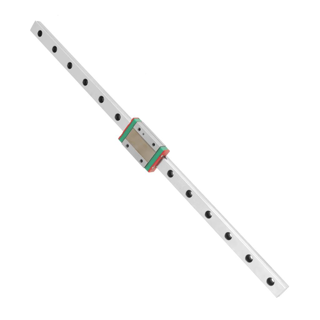 1pc MGN12H Miniature Linear Rail Guide 350mm Length 12mm Width   Slide Block