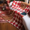 2025 New Half Fleece Sofa Blanket Christmas Atmosphere Warm Autumn Winter Holiday Decoration Gingerbread Wish Design