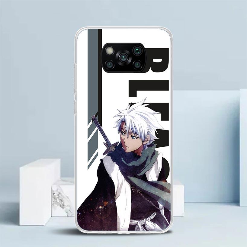Anime Bleach Ichigo Kenpachi Phone Case For Xiaomi Poco F7 Ultra X5 X6 X7 Pro M7 Redmi 15C 15 13C 13 12C 12 10C 10 10A 9 9C 9A 9