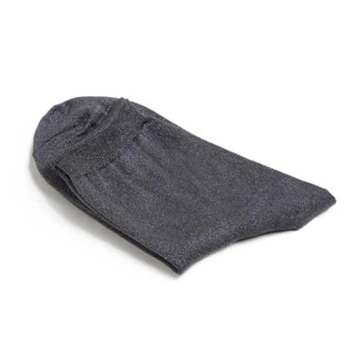 Glitzersocken - Grau
