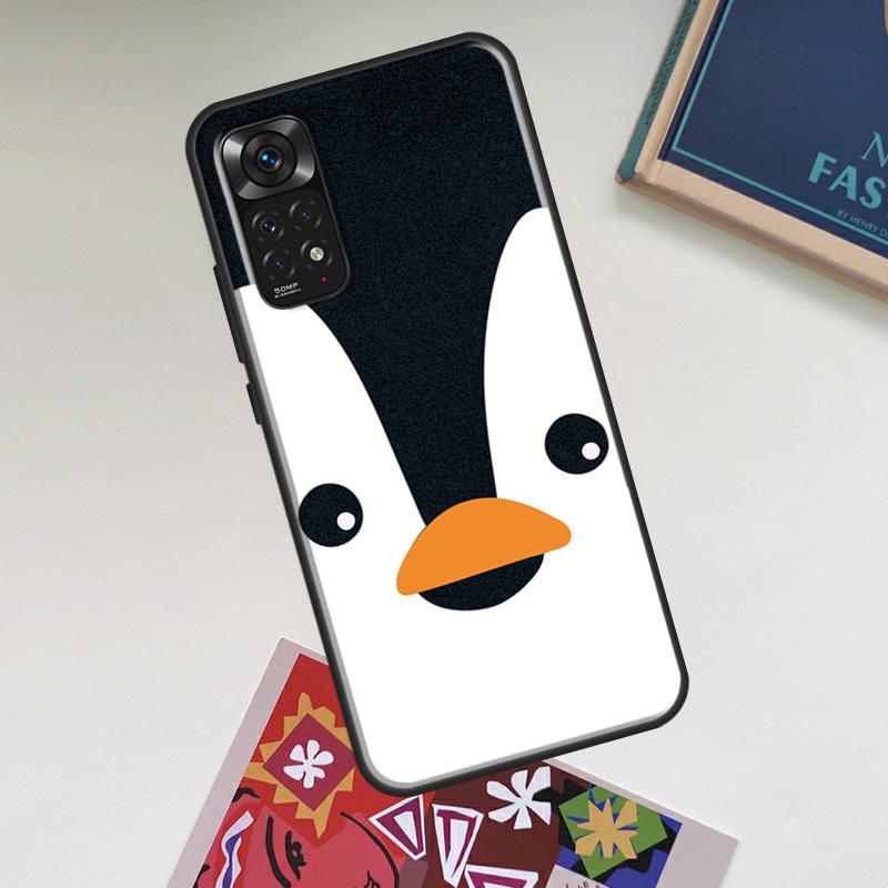 

Penguin Case For Xiaomi Redmi Note 14 Pro 13 12 11 10 15 Pro Plus Redmi 15C 13C 12C 10C 14C 15 Cover Redmi Note 11