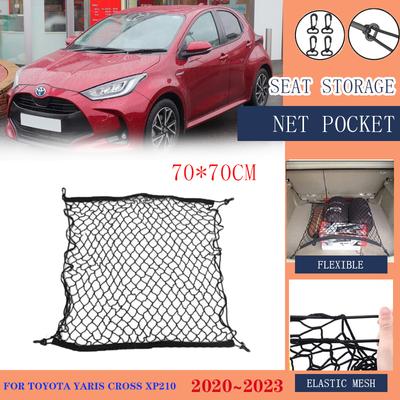 Pro Toyota Yaris Cross XP210 2024 2024 2024 2020 Organizér zavazadlového prostoru Organizér zavazadlového prostoru Zadní úložný prostor Elastické příslušenství interiéru zavazadel