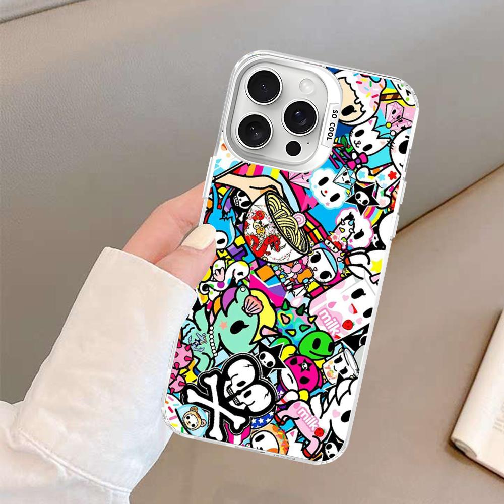 Japan Tokidoki Anime Phone Case For IPhone 16 15 14 13 12 11 Pro Max X XR XSMAX 8 7 Plus Matte Shockproof Back Cover