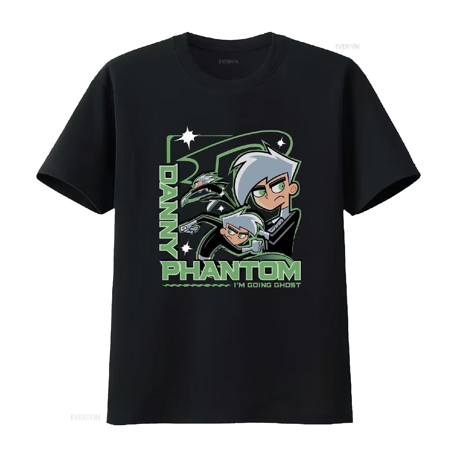 Danny Phantom I m Going Ghost T Shirt NEW SALE vintage Washed Breathable homme Soft streetwear Unisex Comfortable fashion S