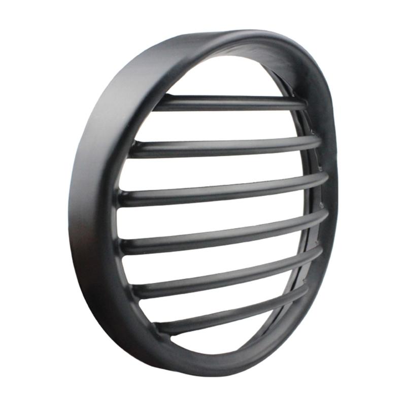 Motorcycle 5 3/4" 5.75" LED Headlight Grill Cover ABS Headlamp Protector Accessory Suitable For XL883 XL1200 XL1200X X48