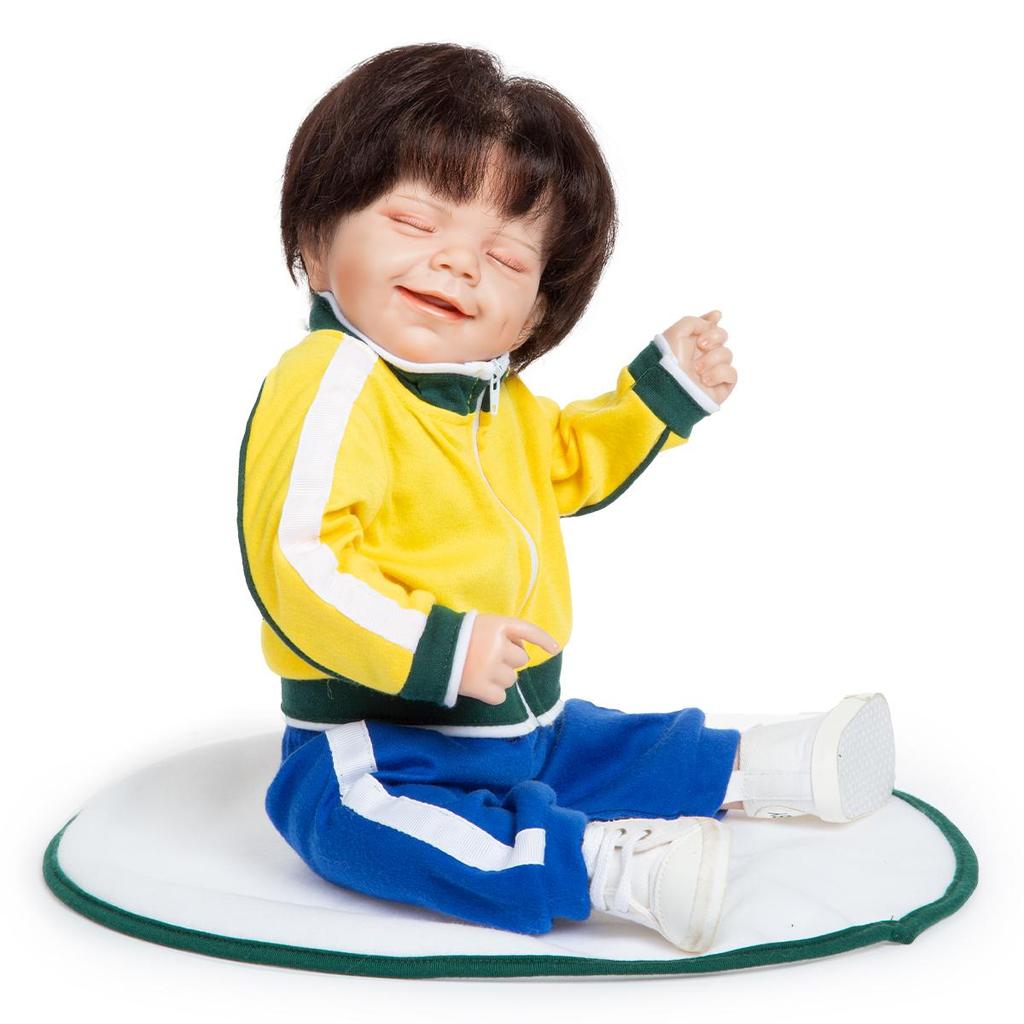 Ganzkörper-Silikon-Reborn-Babypuppen Hübsches Babyspielzeug Soft-Touch-Kleinkind Bebe Reborn Weihnachtsgeschenk Geburtstag