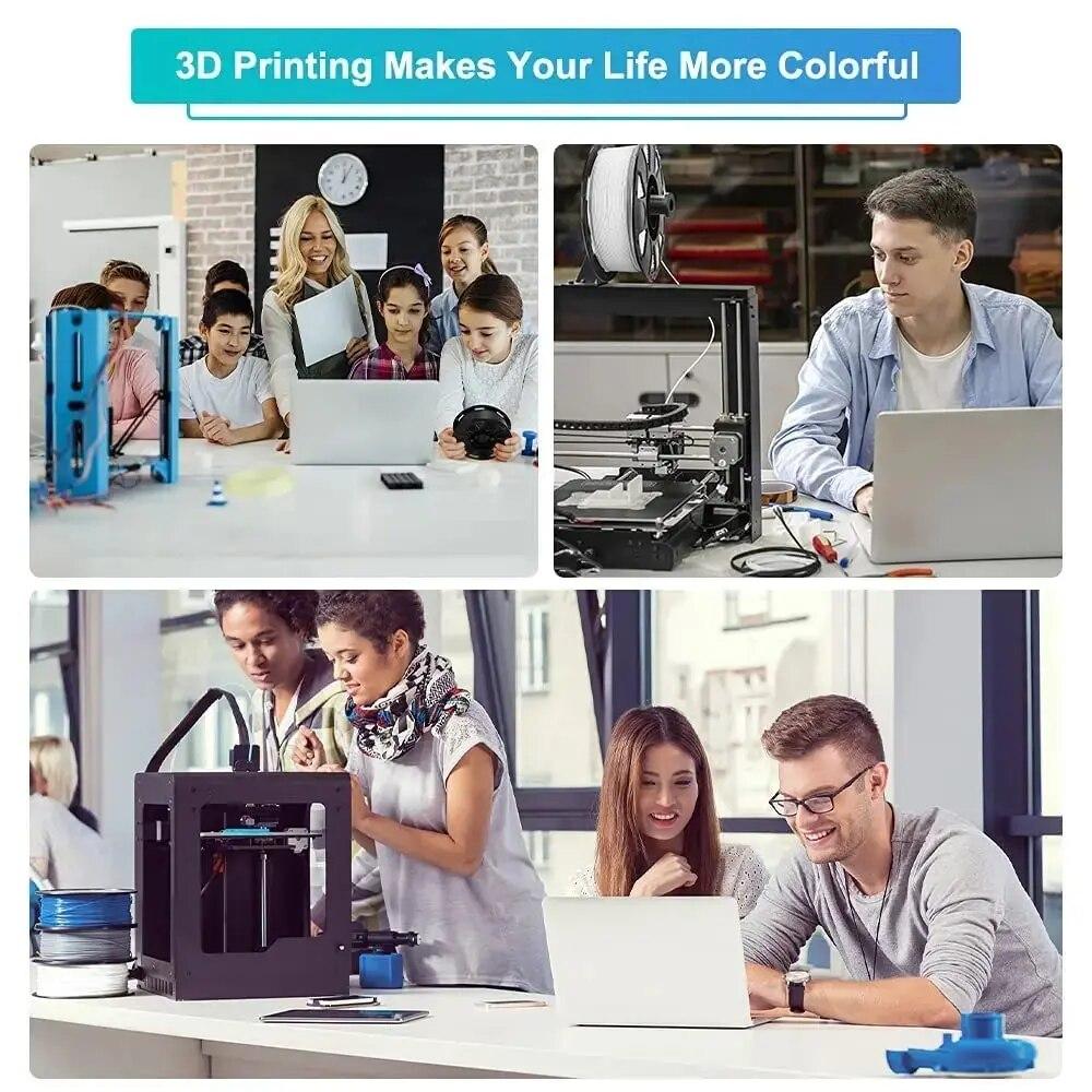 1KG Color 3D Printers Pla Cables 1.75mm Printer Filament 3D Printing Cables 3D Printer Accessory 3D Printer Easy To Print