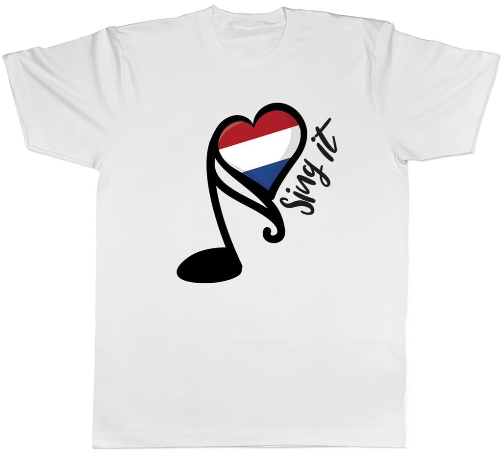 Netherlands Song Contest Unisexs TShirt Music Singing Unisex Tee Gift