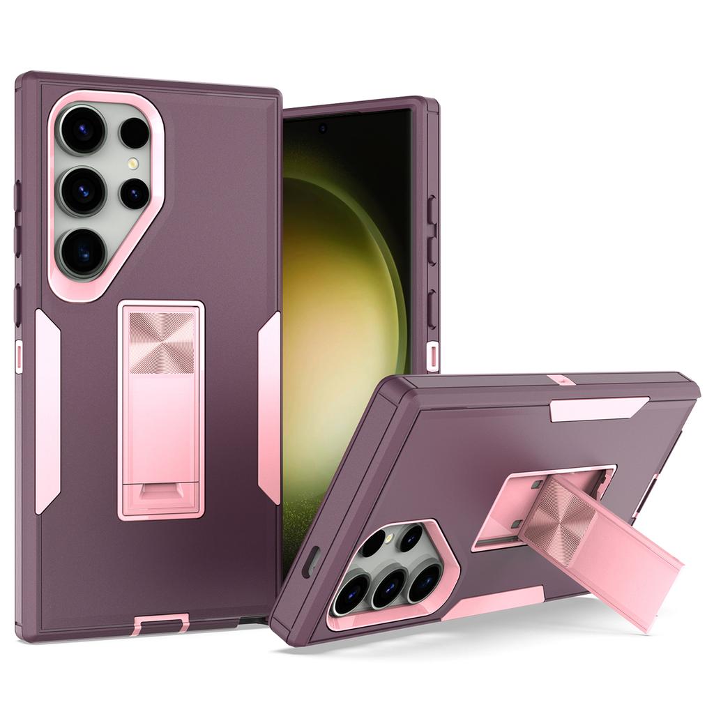 For Samsung Galaxy S24 Ultra Shockproof Case Kickstand TPU+PC Phone Cover