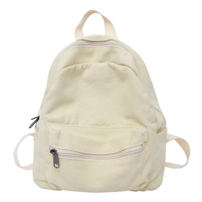 Li Shen Retro Distressed College Backpack Small