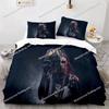 3D Print Colorful Horror Theme Spooky Bedding Set Boys Twin-Queen-King Size Duvet Cover Pillowcase Bed Kids Adult Soft Cozy