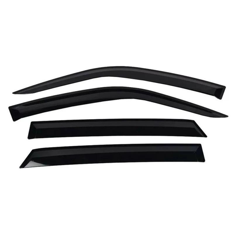Fits 16 Toyota Innova Crysta Models: Car Door Rain Guards, Window Eyebrows, Modified Rain Shields.