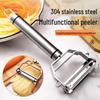 Stainless Steel Double-Headed Multi-Peeler for Fruits and Potatoes