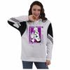 Jujutsu Kaisen Color Block Patchwork Fleece Hoodie for Men & Women