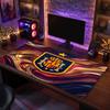 Tappetino per Mouse Scudo Calcio Spagna, Tappetino Esteso Antiscivolo in Gomma per Scrivania per Gioco Ufficio Laptop Regalo per Fan