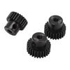 5 Pcs RC Pinion Gear Set 48DP 0.53M 3.175mm 23T 24T 25T 26T 27T Chromium Molybdenum Alloy Steel Motor Gear Set for 1/10