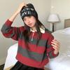Letter Knitted Headgear Women's Autumn and Winter Versatile Face Small Wool Hat Fashion Big Head Circumference Warm Cold Hat
