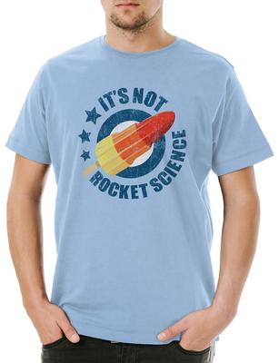 Rocket Ice II Herren T-Shirt Rakete Rakete Eis Eisdiele 80er