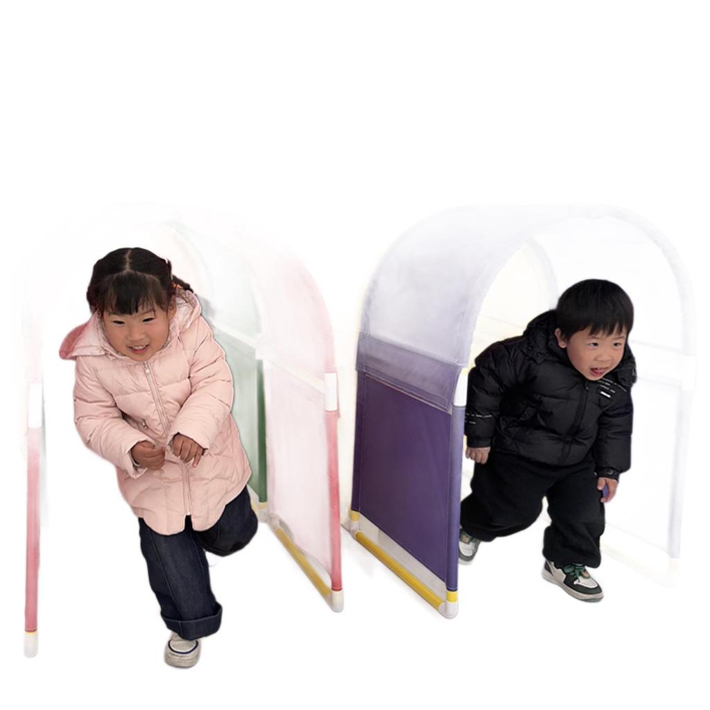 Rainbow Tunnel Sensory Crawl Archway for Children - Indoor Early Education Toy