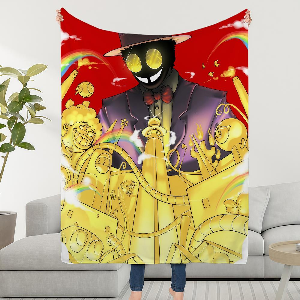 Cartoon S-Superjails Blanket Throw Super Cosy Plush Living Room Sofa Couch Childish Birthday Gifts