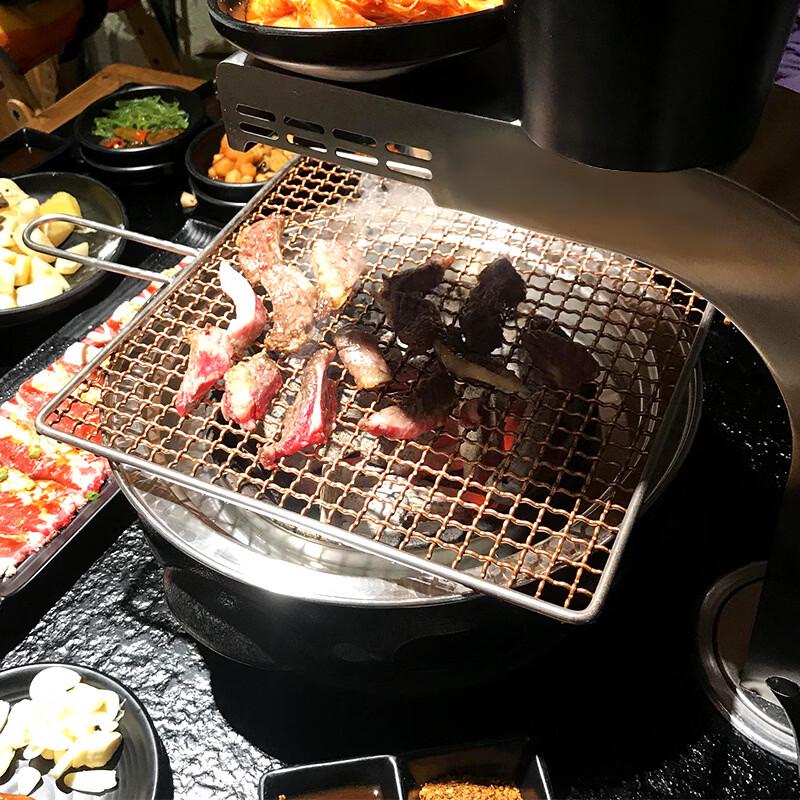 Zhishi Cast Iron Tabletop Charcoal BBQ Grill