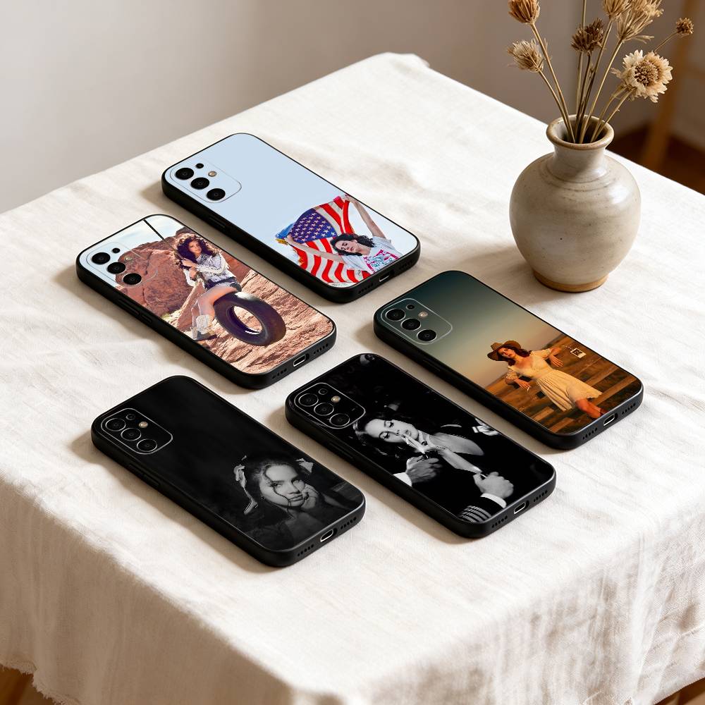 L-Lana Del R-Rey Phone Case Black Silicone Soft For Samsung S25,S24,S21,S22,S23,S30,Ultra,S20,Plus,Fe,Lite