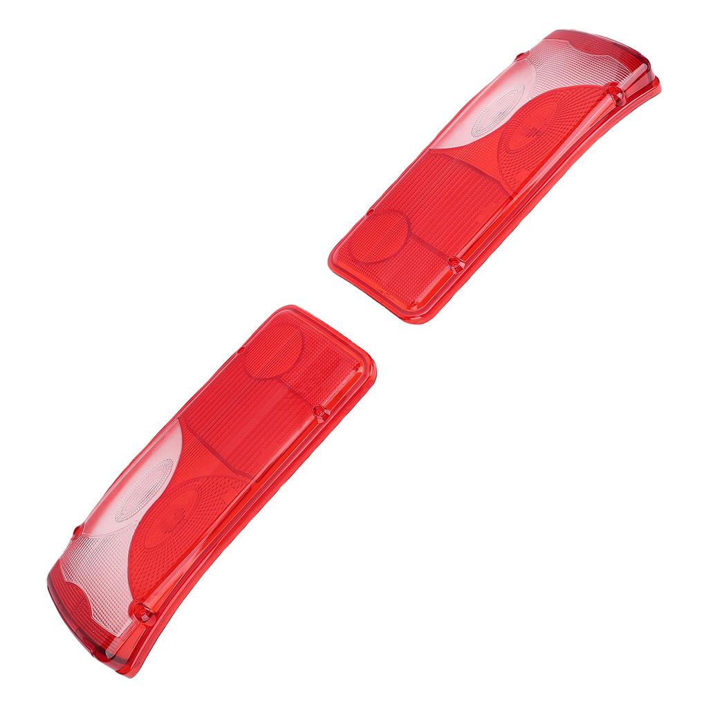 2PCS Chassis Cab Rear Light Lens 0008262056 Left Right Red Shell Rear Taillight Cover Replacement for Scania 5 Series P R Cabs