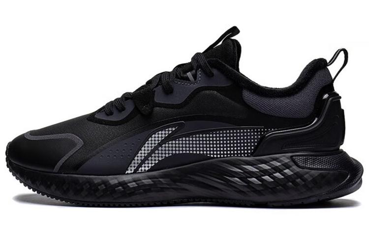 Li Ning Cloud Shield Текстиль, Синтетическая кожа Амортизация Нескользящая Износостойкая Низкие Повседневная Обувь Мужская AGLS219-1 45