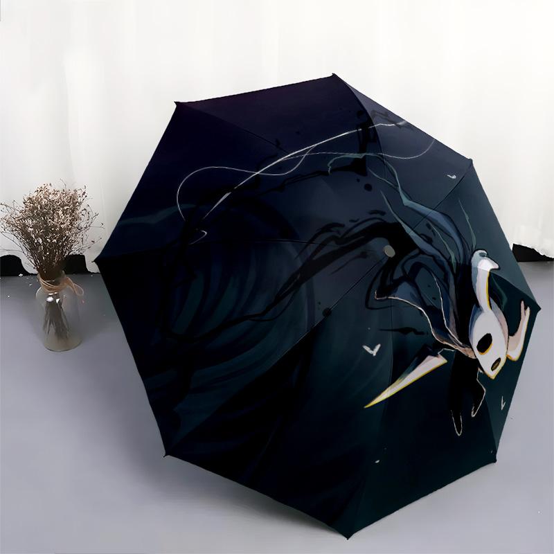 Silksongpattern, automatic folding umbrella, portable and foldable design, 8 ribs, a Christmas or birthday gift.