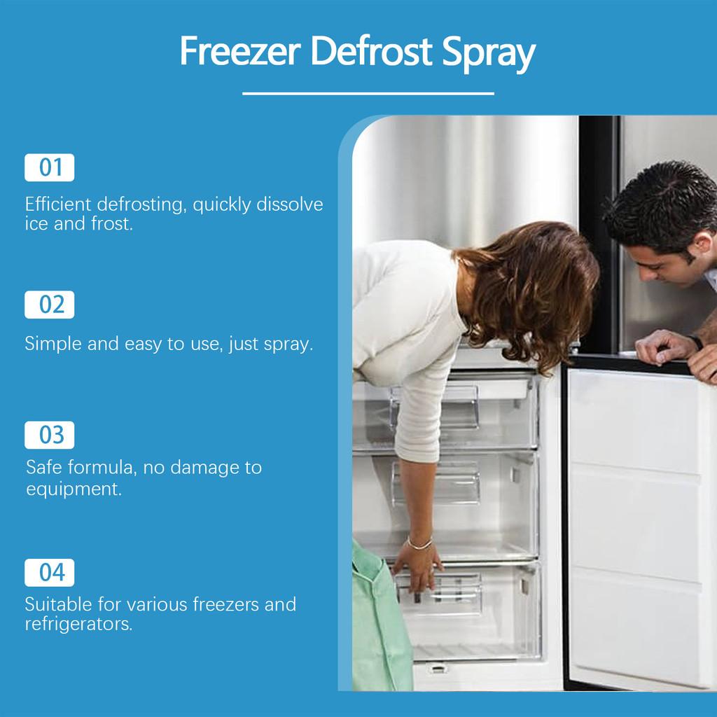 Jakehoe Multifunctional Ice Scraper Spray For Freezers And Windows 120ml