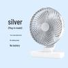 2025 Portable Silent Desktop Fan for Students with Free Rotation and Rechargeable Battery