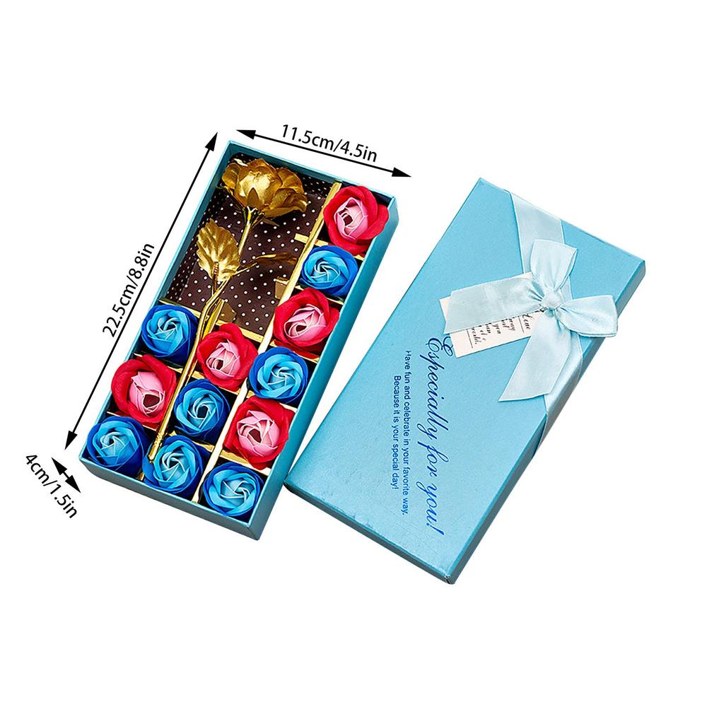 Valentýn vonné mýdlo květina dárek Rose Box svatební festival dárek