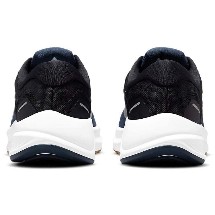 Nike Air Zoom Structure 24 Thunder Blue Herre Sneakers Svart Dark-Obsidian Ulvegrå DA8535-400