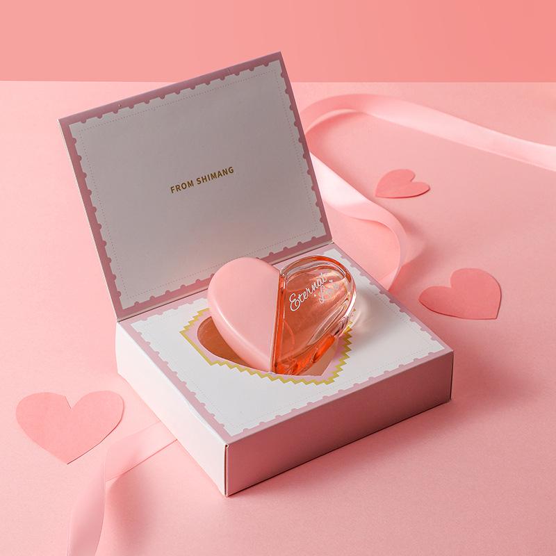 First Love Paris Heart Perfume Set: Long-Lasting Light Fragrance with a Girlish Heart and Mango Notes for Women