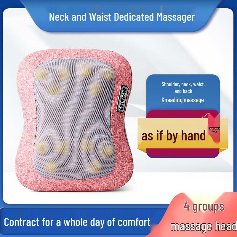 

Electric 4-in-1 Shiatsu Back & Neck Massage Cushion