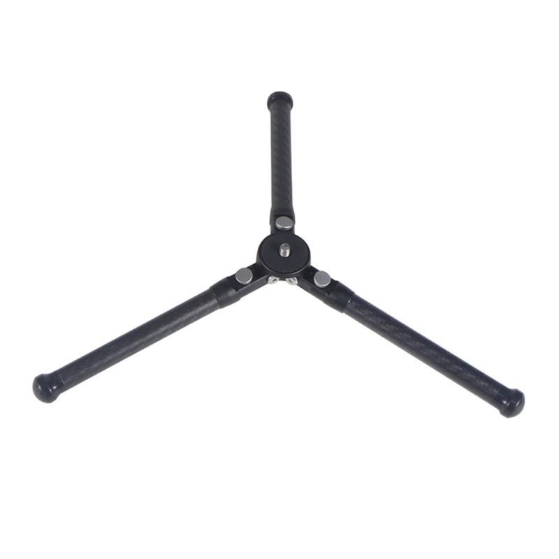 Lightweight Carbon Fiber Mini Tripod For Mobile Camera DSLR 1/4 Inch Screw Stable Base Phone Stand Mount