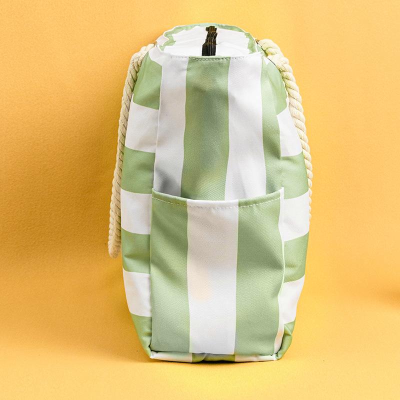 Beach Handbag Large Waterproof And Sandproof Foldable Women'S Beach Bag Large Capacity Portable Portable Storage Bag