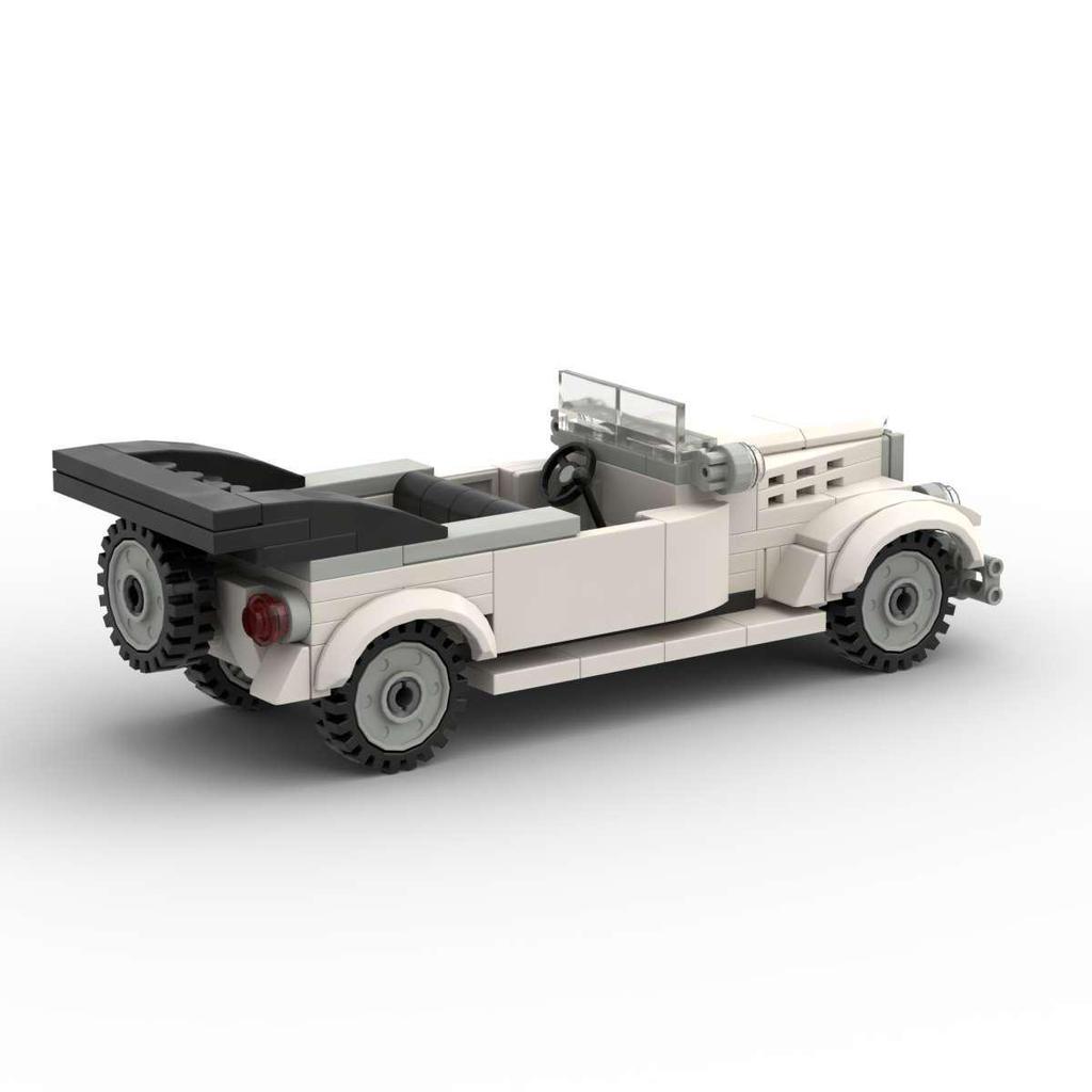 LEGO-Compatible Convertible Classic Car Model Building Set - Speed 8-Stud Creative Ornament Car Blocks