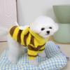 Welpen Haustierkleidung Bienenstil Plüschkostüm Warme Kleidung Hundepullover für kleine Hunde Haustierkleidung Herbst Winter Plüsch Katzenkleidung