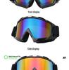 Off-Road Motorcycle Goggles: Windproof Lens for Helmets, Skiing, and Outdoor Riding.