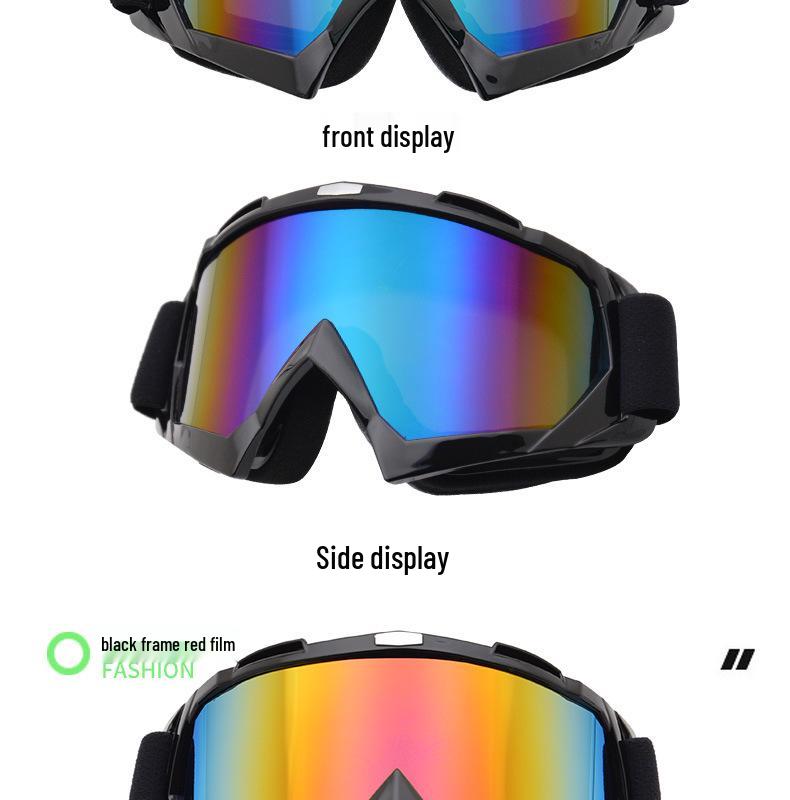Off-Road Motorcycle Goggles: Windproof Lens for Helmets, Skiing, and Outdoor Riding.
