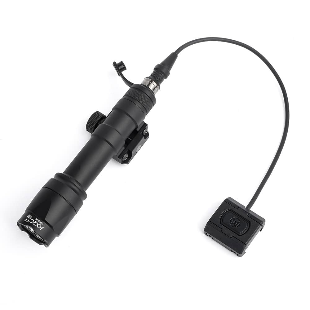 

WADSN M600C Type Scout Flashlight [Modlit Type Tactical Modular Switch] Compatible with 20mm Rails, Approximately 600 Lumens, Airsoft Tactical Light