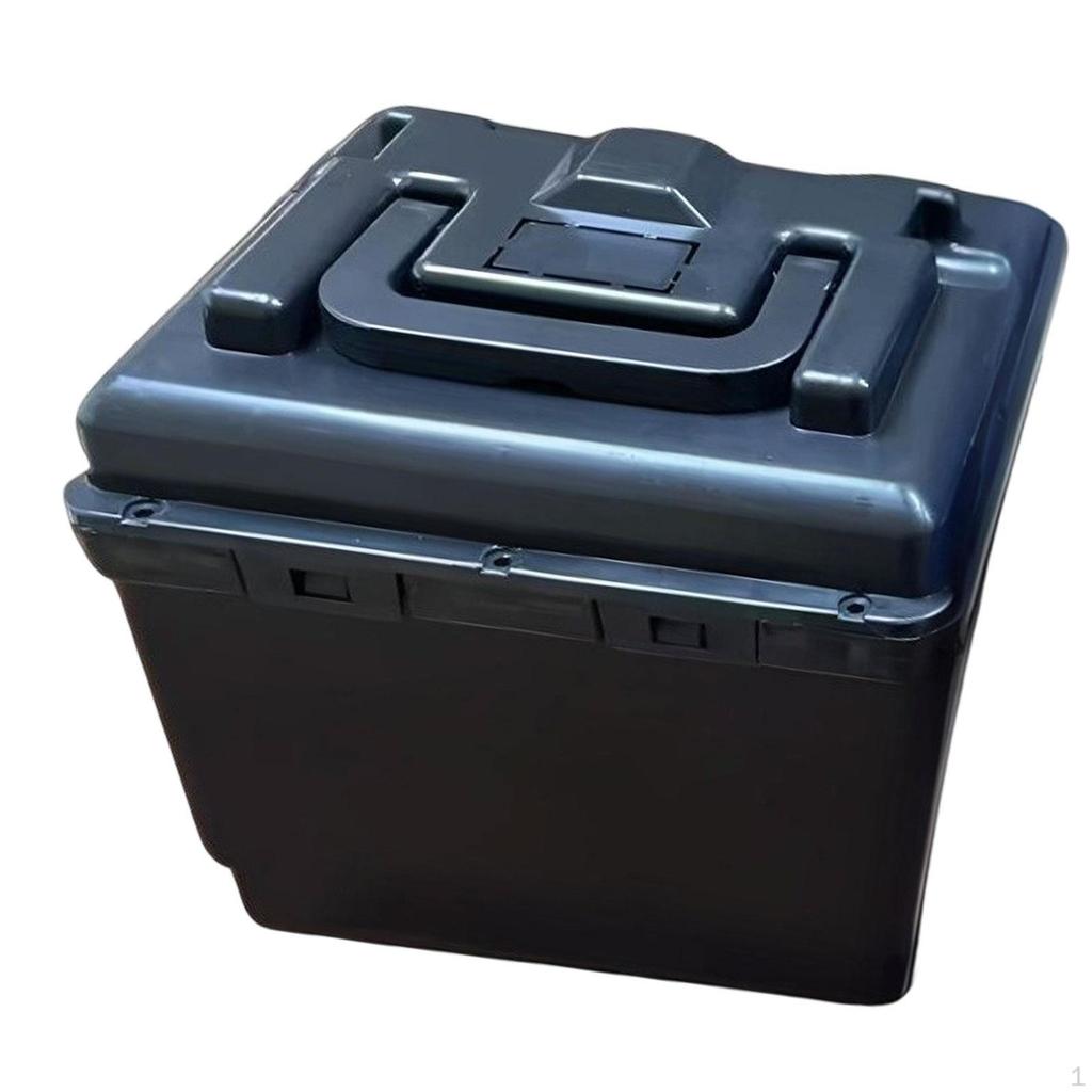 Battery Box Case Water Resistant Storage Container With Split Structure Thickened PP