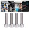 Four 1.25mm Fine Pitch M10 Socket Cap Screws, A2-70 Stainless Steel, Bright Finish, for Construction, DIY, and Automotive Applications (M10*40)