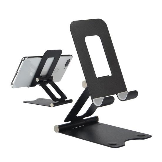 Universal Double Folding Cell Phone Tablet Adjustable Desk Holder Stand Bracket
