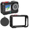 Taoricup DJI Osmo Action 6 Frame Mount Cage Protective Frame Accessory Protective Cover for DJI Osmo Action 6 Action Single Page Black Camera,