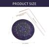 Divination Decoration Pendulum Dowsing Board for Witchcraft, Wiccan Altar Set Metal Dowsing Rods Set Decision Making